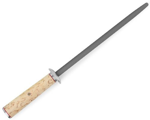 I know Miyabi Birchwood honing rods don't have grits, but what would be a similar grit rating for this rod?