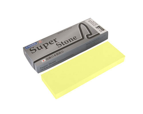 What is the grit of a ceramic sharpening stone?