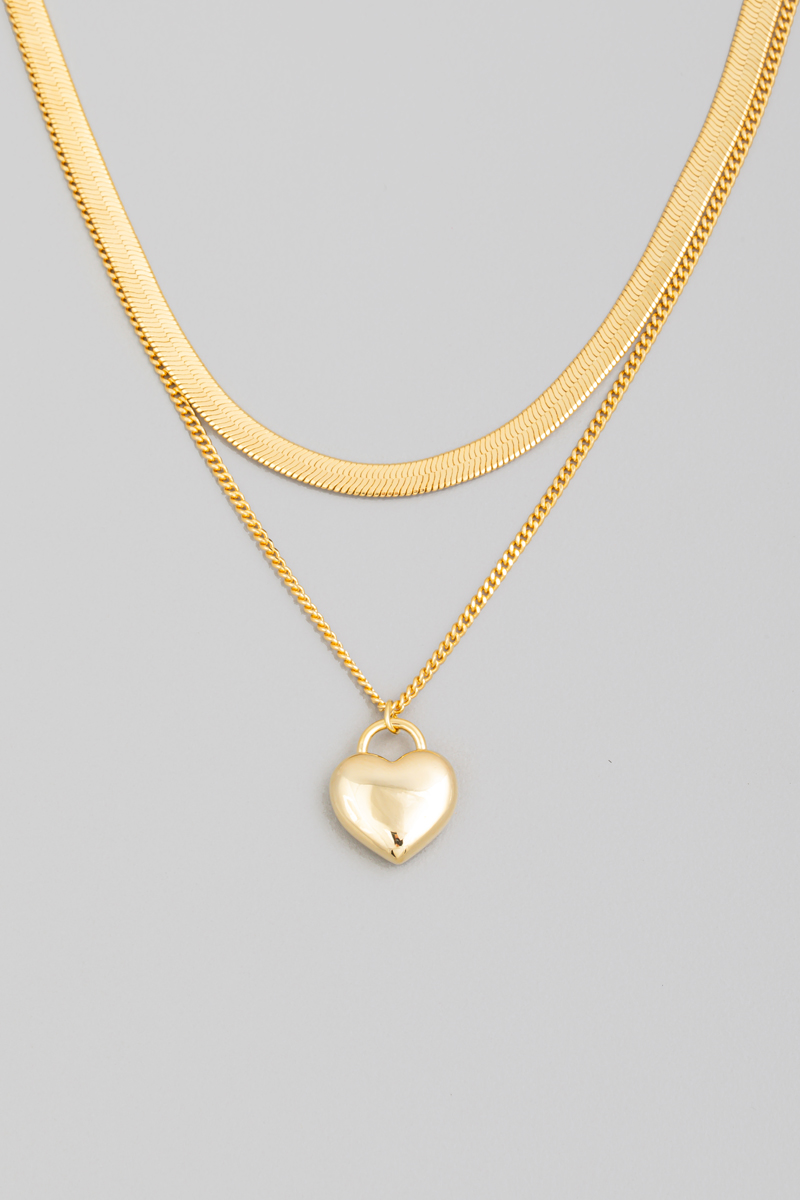 Layered Heart Pendant Necklace Questions & Answers